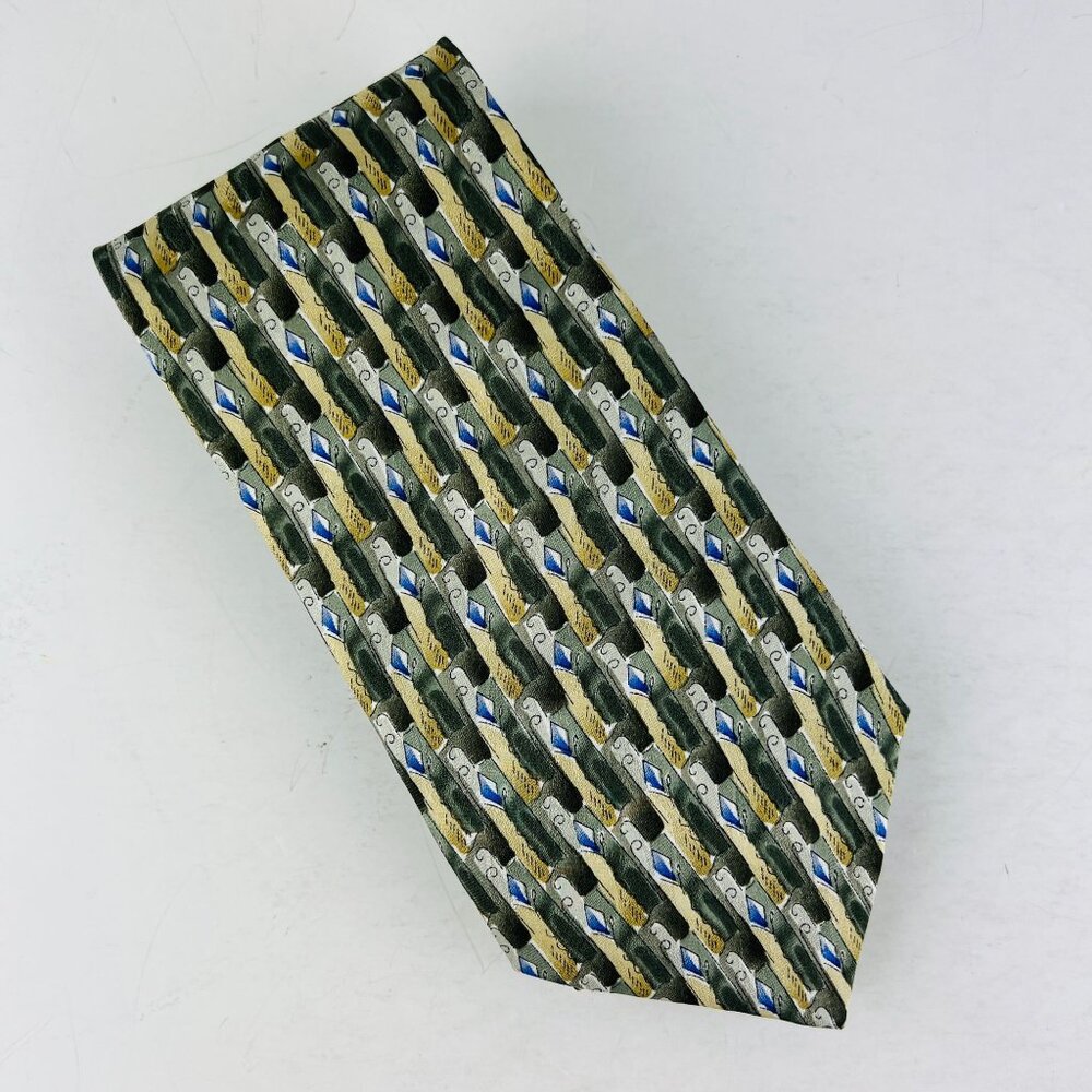 Jerry J Garcia Like A Twittering Machine Collection Fourteen Necktie Tie Silk